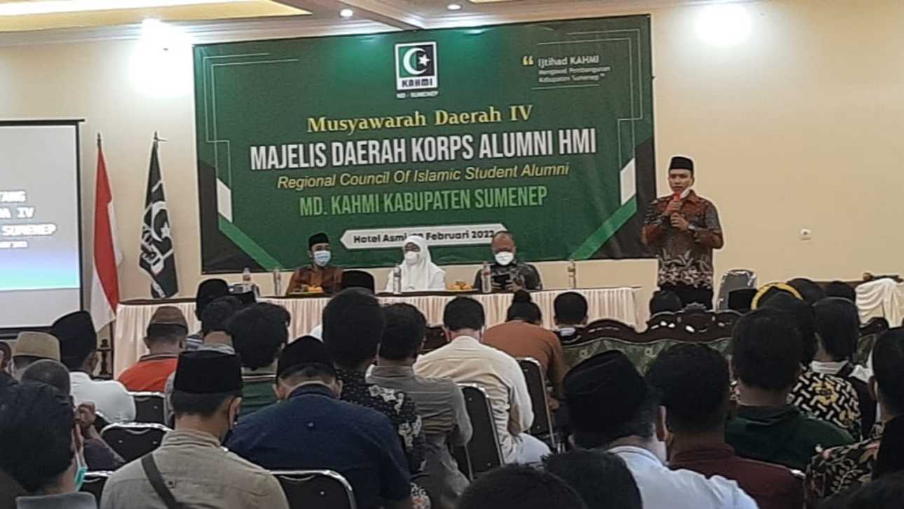 Suasana pelaksanaan Musda IV MD Kahmi Kabupaten Sumenep.