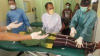 Korban pembacokan di Desa Ambunten Tengah Kecamatan Ambunten Kabupaten Sumenep. (Dok. Humas Polres Sumenep)