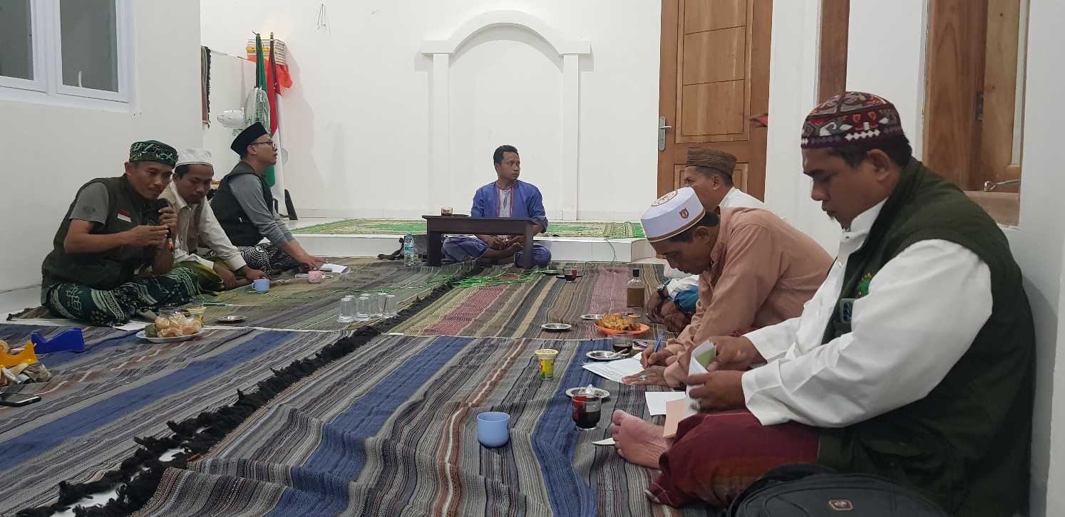 Rapat koordinasi I kegiatan Ramadan 1443 H Lazisnu MWC NU Kota Sumenep.