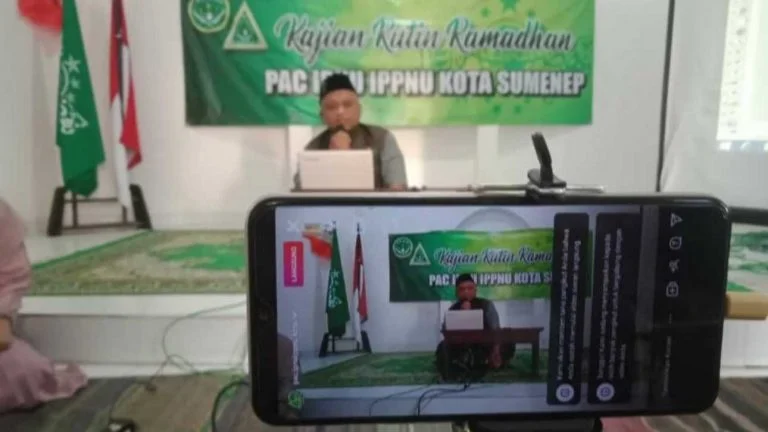 Kajian keislaman yang digelar rutin di bulan Ramadan 1443 H oleh PAC IPNU IPPNU Kota Sumenep.