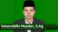 Umaruddin Masdar, S.A.g, Koordinator Nasional Densus 26 NU, Pengasuh Majlis Zikir Hayatan Thoyyibah, DIY.