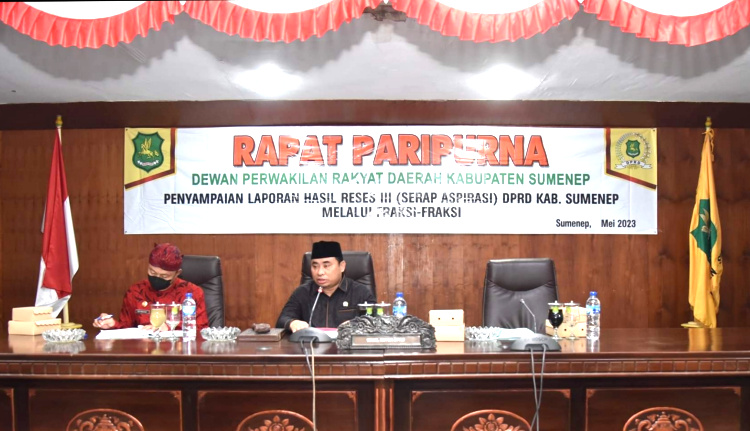 Rapat Paripurna DPRD Sumenep.