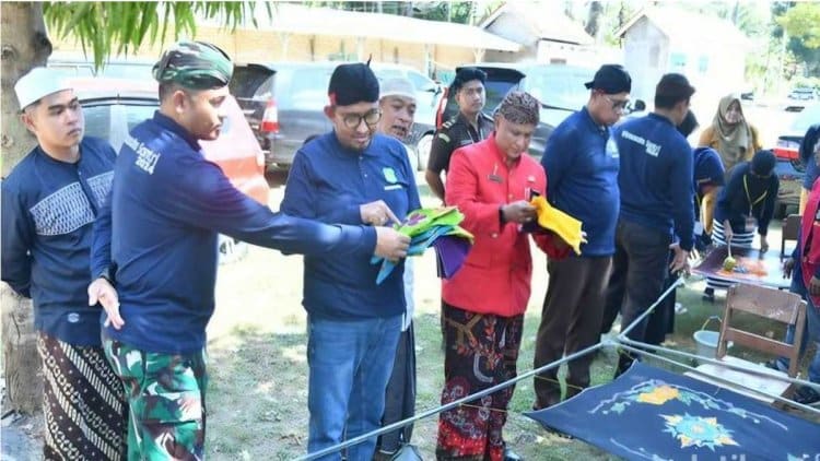 Bupati Sumenep, Achmad Fauzi Wongsojudo, dalam acara pelatihan entrepreneur bagi santri.