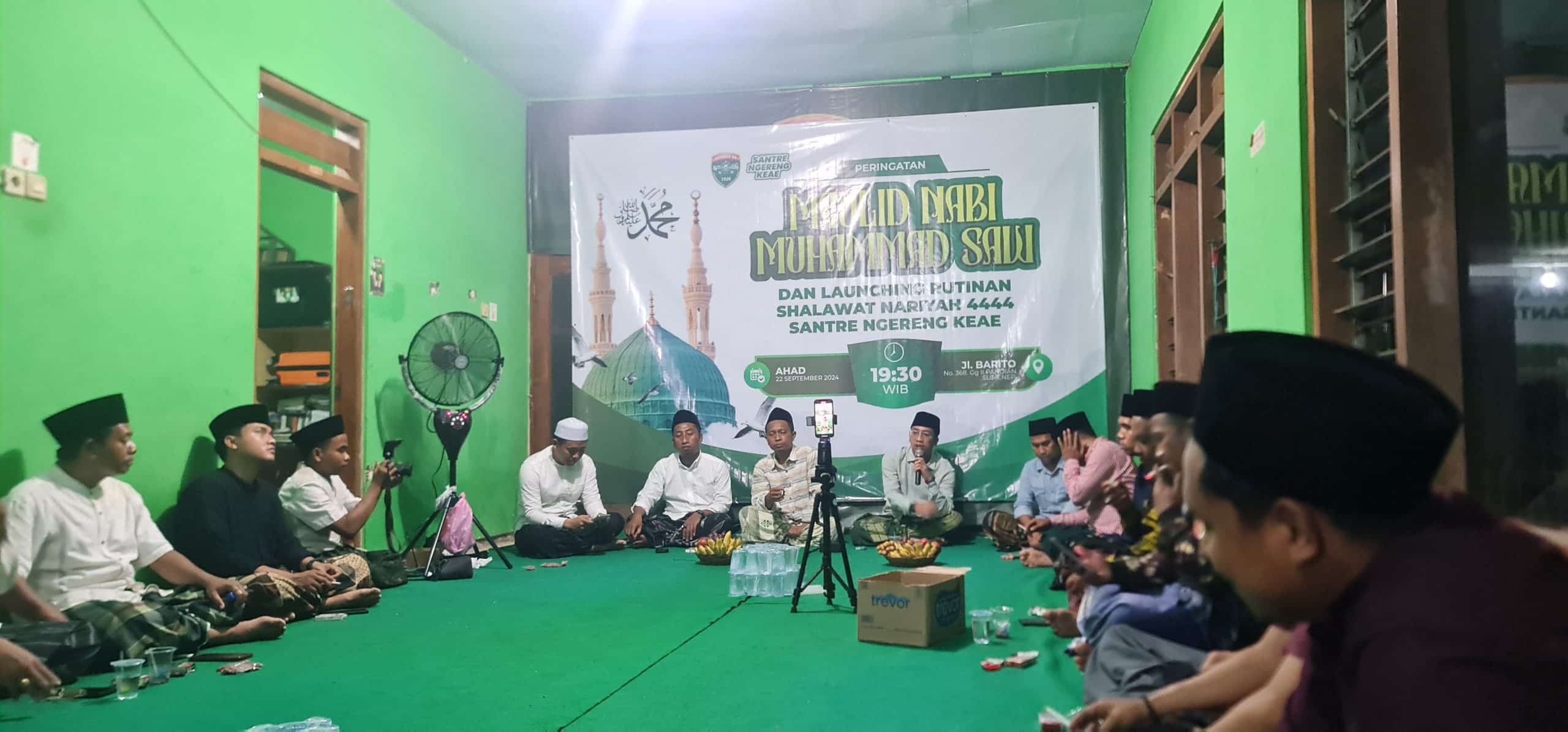 Peringatan Maulid Nabi Muhammad SAW dan Launching Rutinan Sonar 4444 bersama Santre Ngrereng Keae.