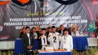 Pengambilan nomor urut Paslon Bupati dan Wakil Bupati Sumenep untuk Pilkada 2024.