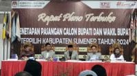 Penetapan paslon terpilih Pilkada 2024 oleh KPU Sumenep.