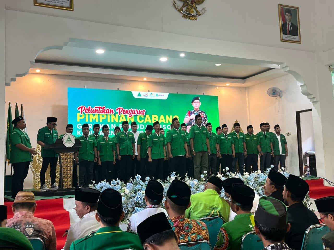 Prosesi pelantikan PC GP Ansor Sumenep masa Khidmat 2024-2028.