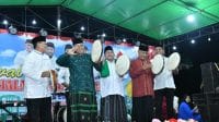 KH. Imam Hasyim, Wabup Sumenep, saat membuka Festival Hadrah 2025.