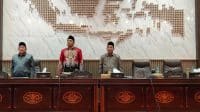 Rapat Paripurna Penyampaian Nota Penjelasan 3 Raperda Usulan DPRD Sumenep.
