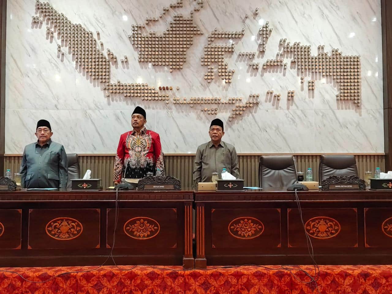 Rapat Paripurna Penyampaian Nota Penjelasan 3 Raperda Usulan DPRD Sumenep.