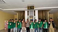 Satgas Baanar PC GP Ansor Sumenep saat silaturrahmi ke Mapolres Sumenep.