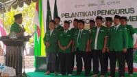 Suasana khidmat pelantikan PAC GP Ansor Kota Sumenep 2025-2028.