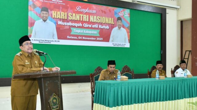 Wakil Bupati Sumenep saat membuka MQK 2025.