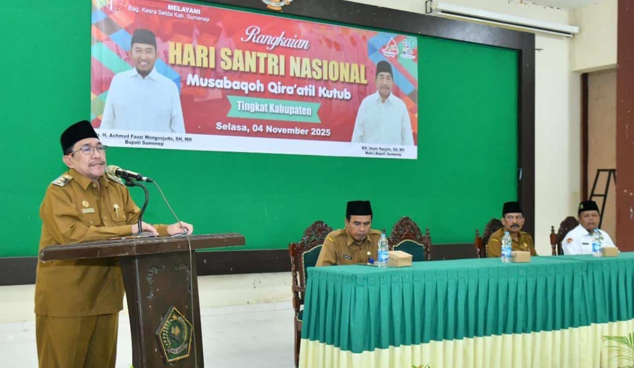 Wakil Bupati Sumenep saat membuka MQK 2025.
