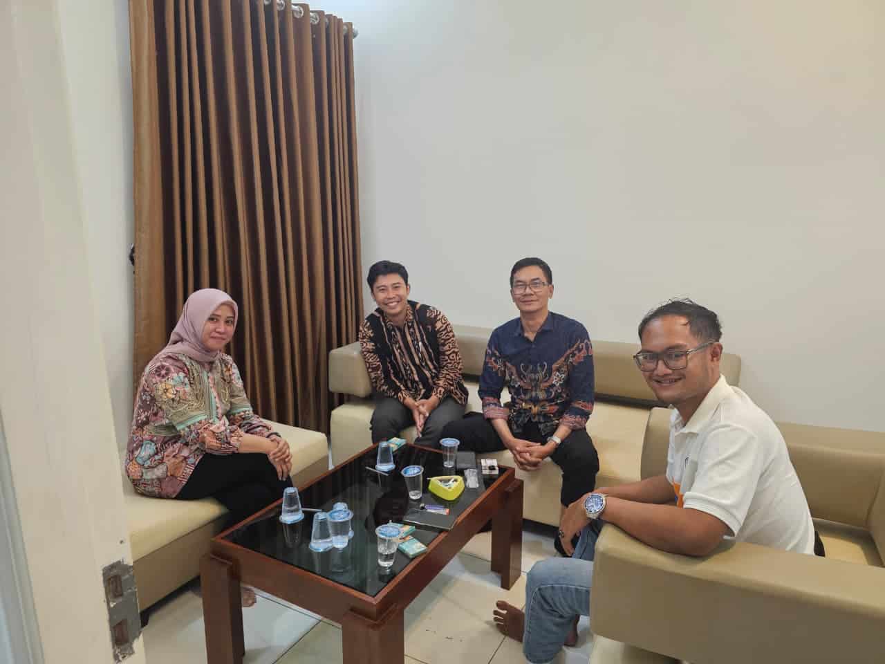 Pincab BNI Pamekasan bersama bos pengembang Perumahan Bukit Damai.